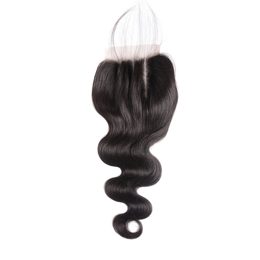 Center Wig Remy Hair 4x4 Body Wave Closure
