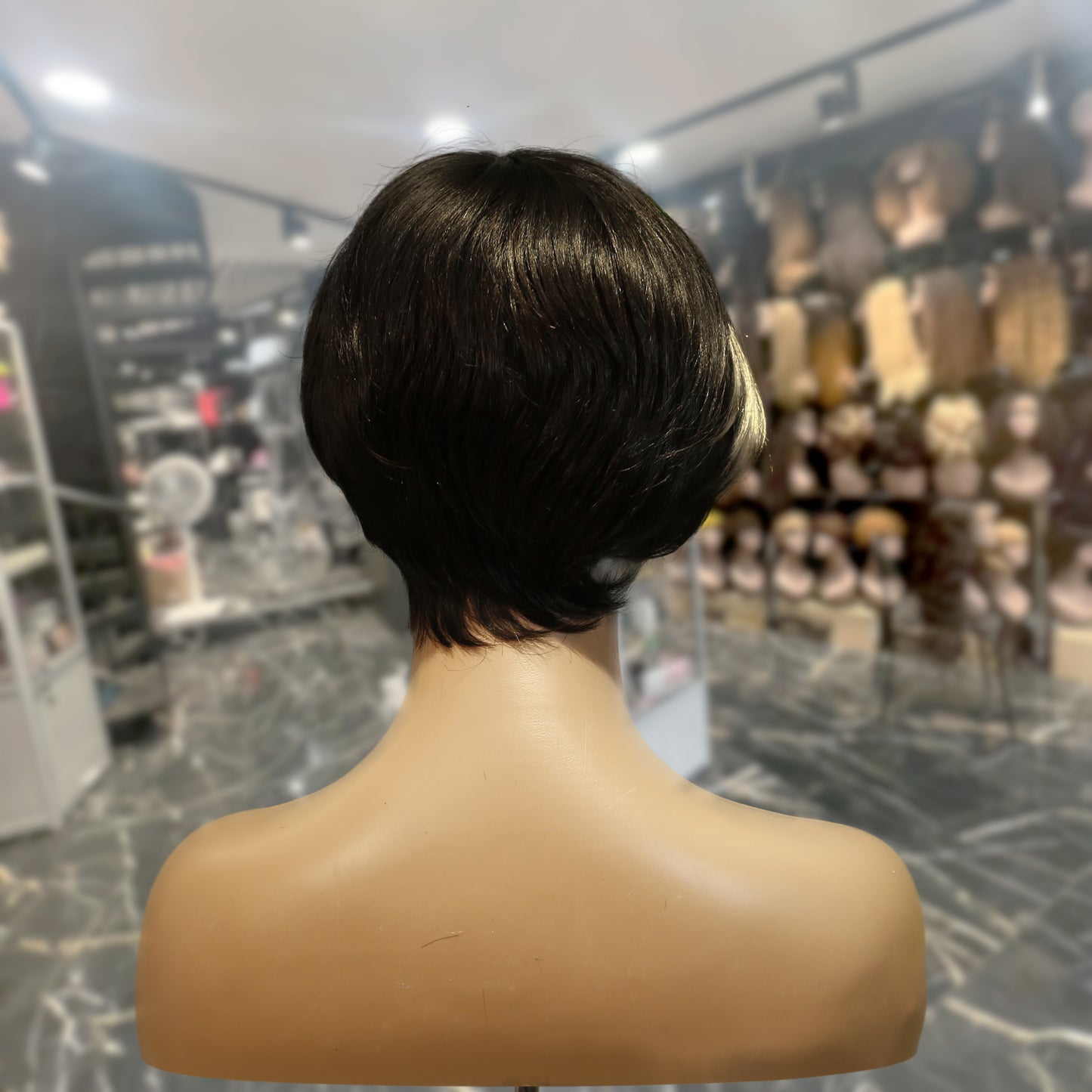 Center Wig Machine-Made #27 Wig Remy Hair H016