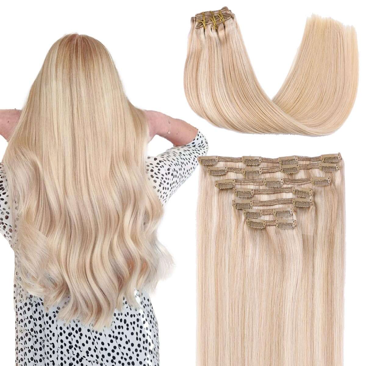 Center Wig Asian Raw Hair Straight Clip In Hair Extensions