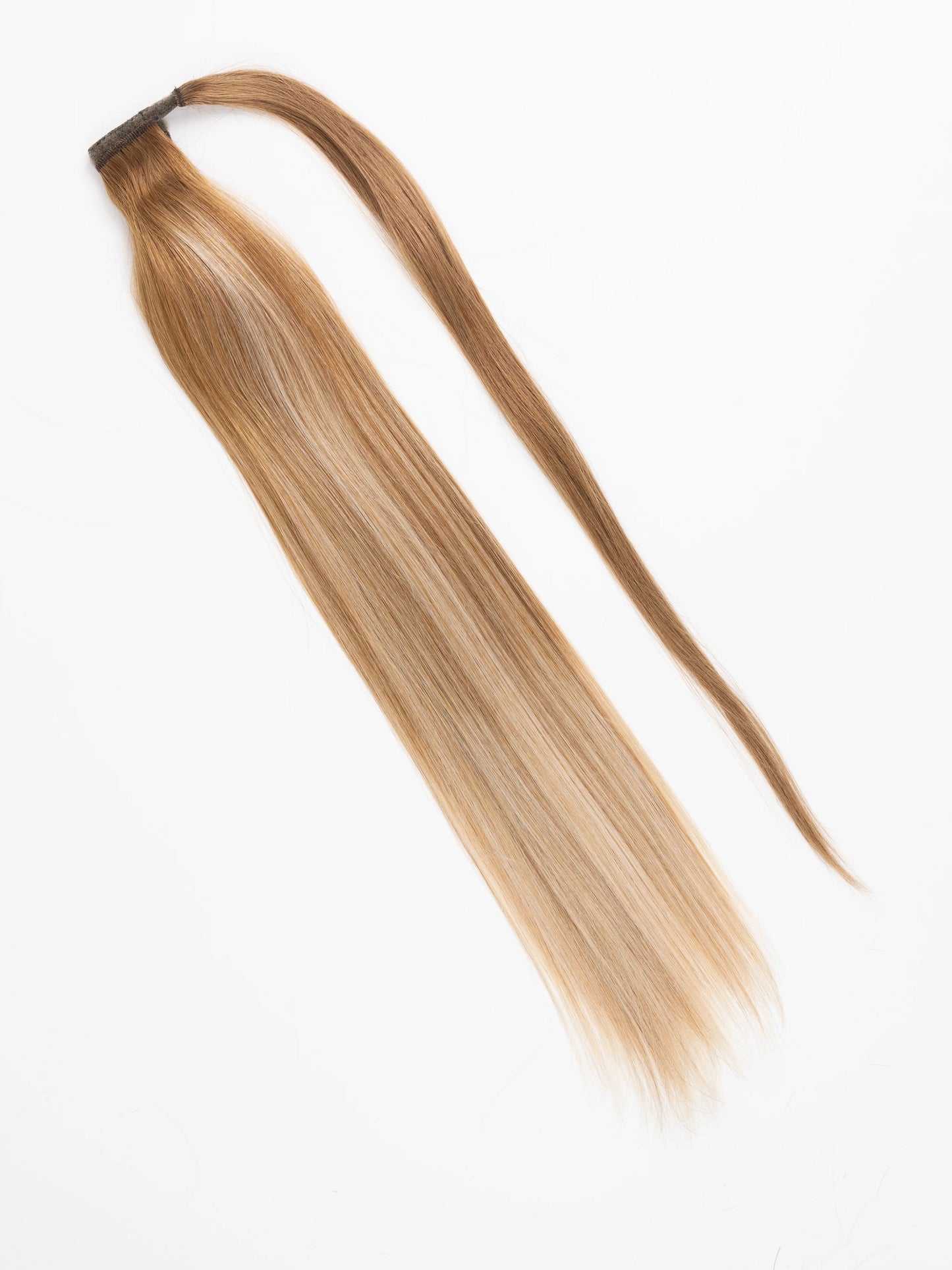 Center Wig Asian Raw Hair Straight Ponytail Hair Extensions