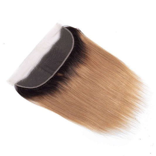 Center Wig Remy Hair 13x4 Color Frontal