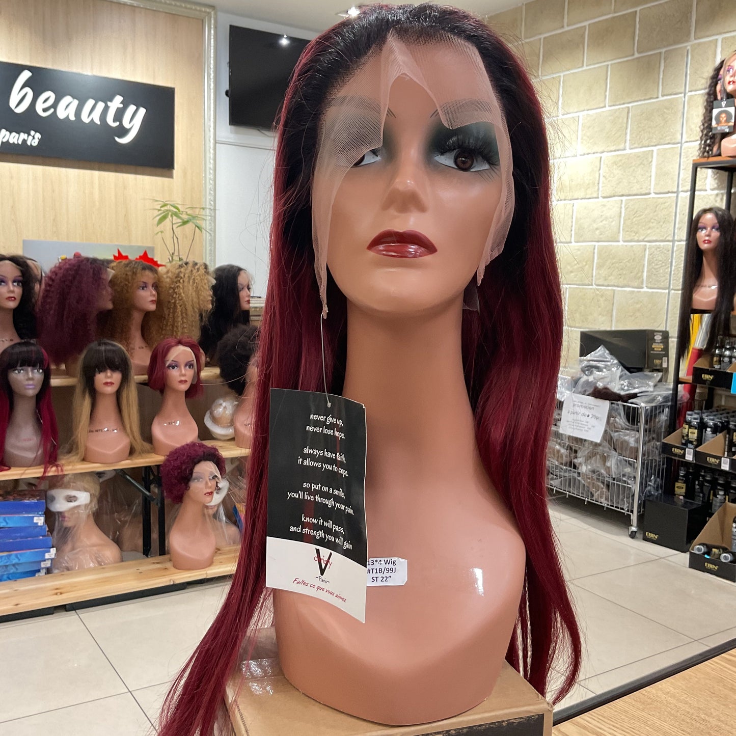 Center Wig 13x4 Promo Wig Remy Hair 22 Inch