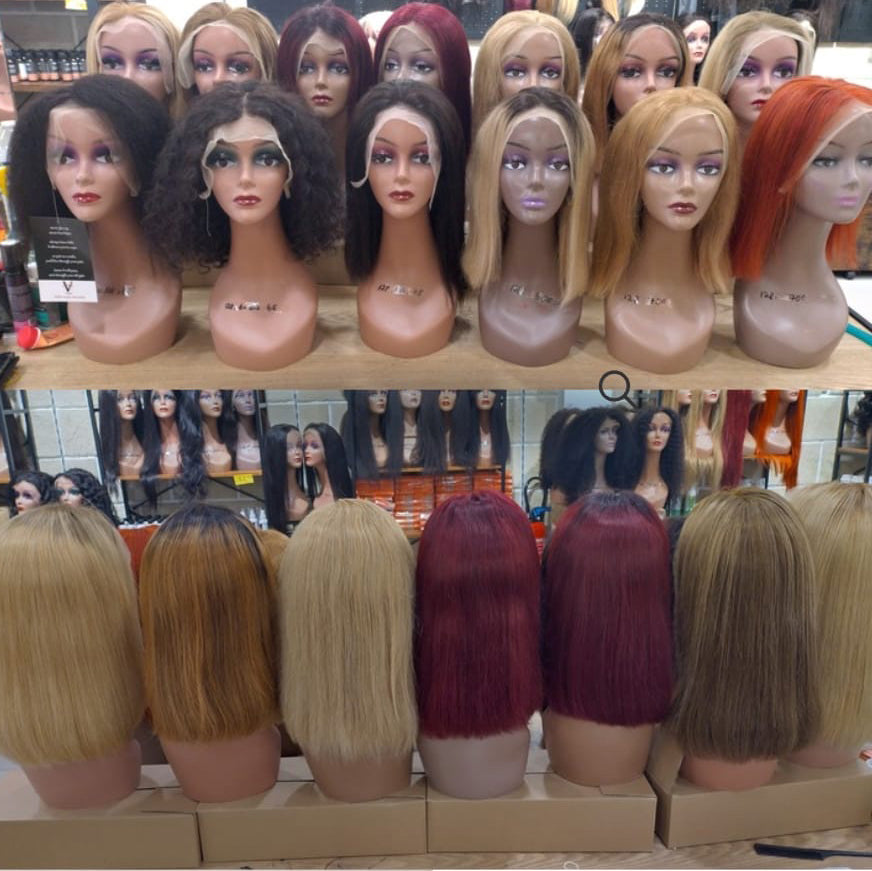 Center Wig 13x4 Promo Bob Wig Remy Hair 12 Inch