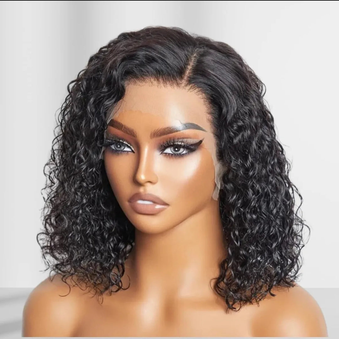 Center Wig 13x4 Promo Bob Wig Remy Hair 12 Inch