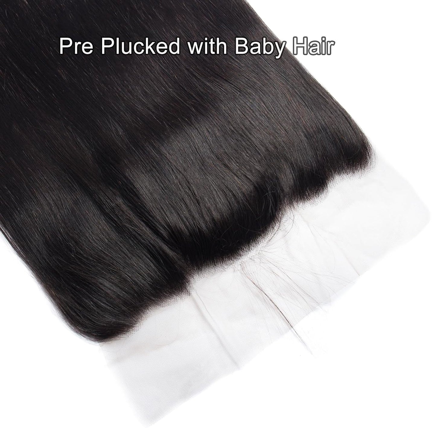 Center Wig Asian Raw Hair 13x6 Straight HD Frontal