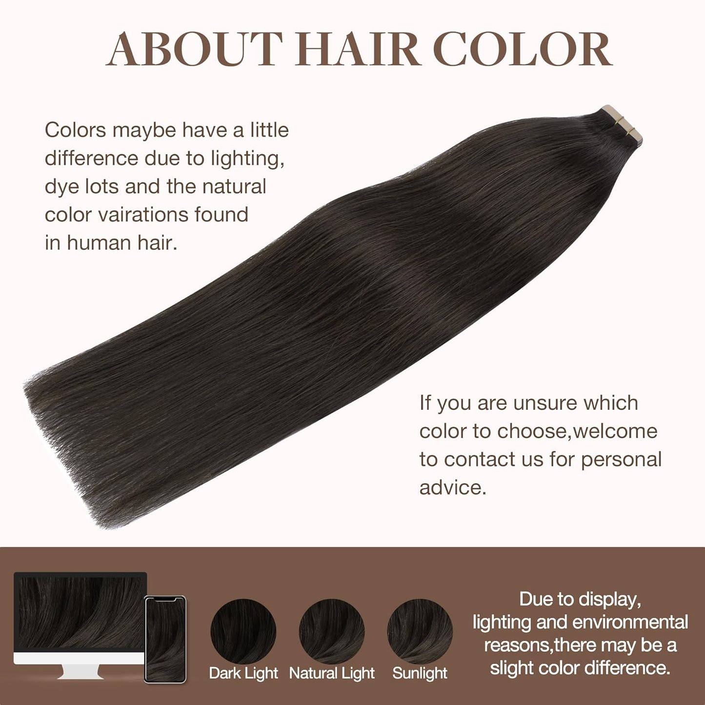 Center Wig Asian Raw Hair #1c Straight Tape In Hair Extensions