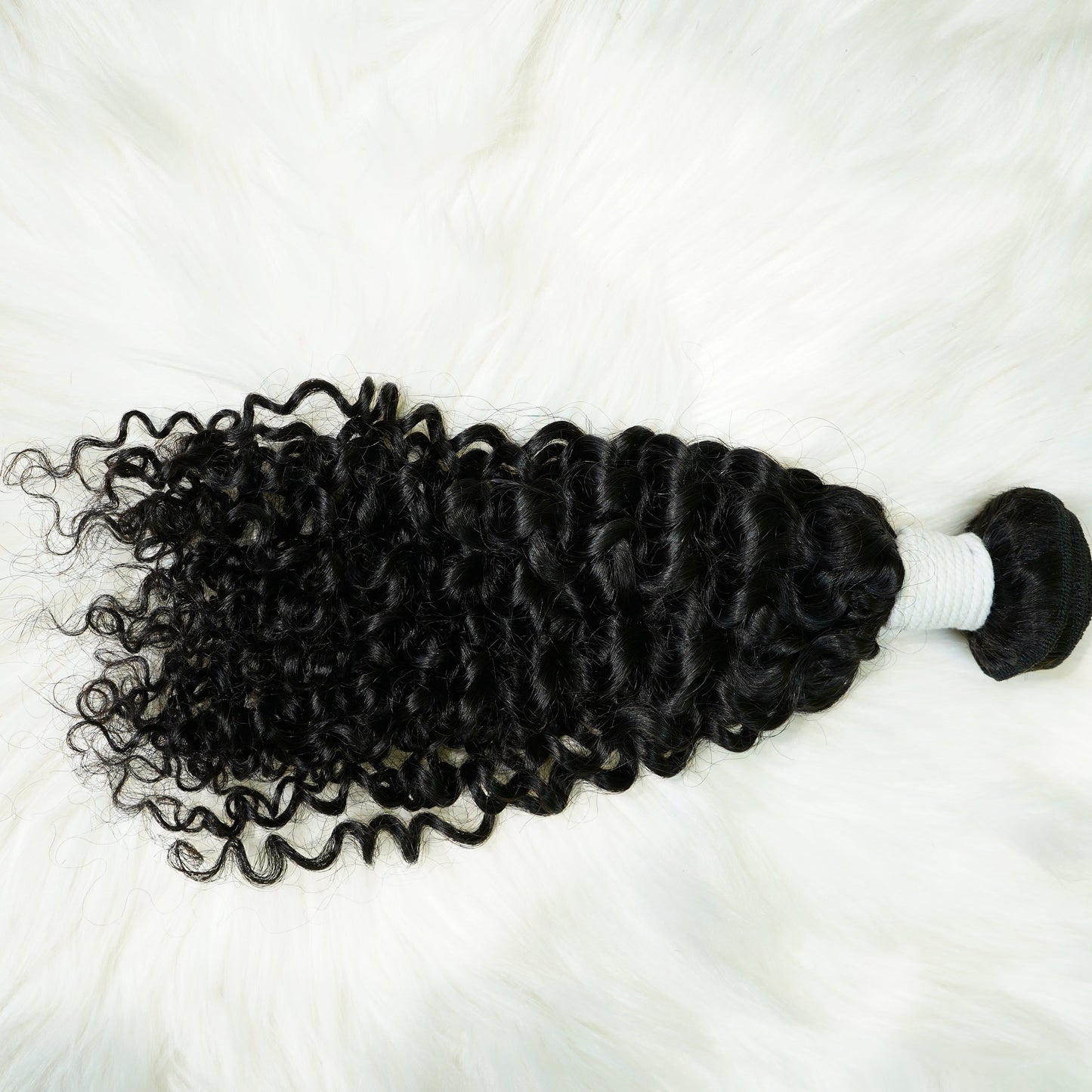 Center Wig Remy Hair Black Jerry Curly Bundles Brazilian weaving