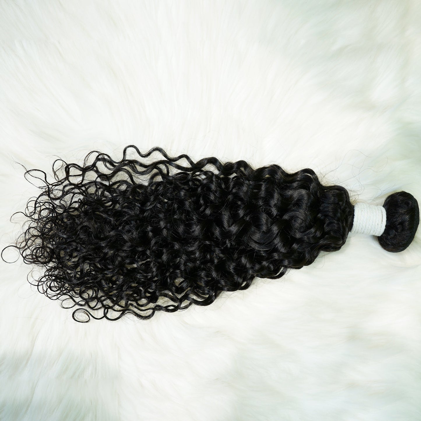 Center Wig Remy Hair Black Water Wave Bundles Brazilian weaving