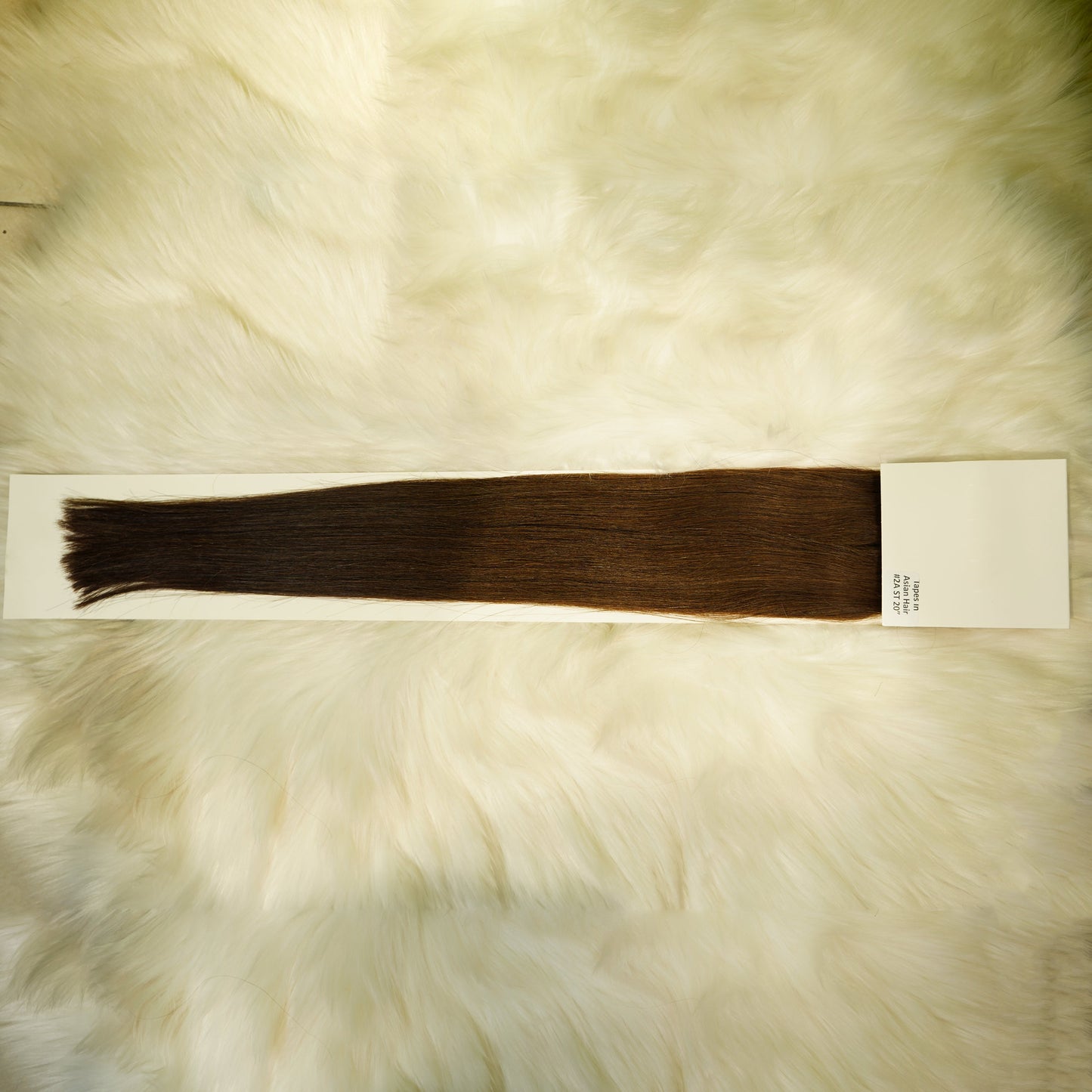 Center Wig Asian Raw Hair #2a Straight Tape In Hair Extensions