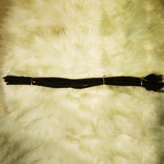 Center Wig Straight Dreadlocks Human Hair Extensions 24 Inch