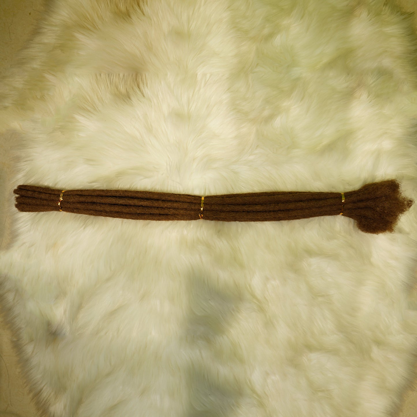 Center Wig Straight Dreadlocks Human Hair Extensions 24 Inch