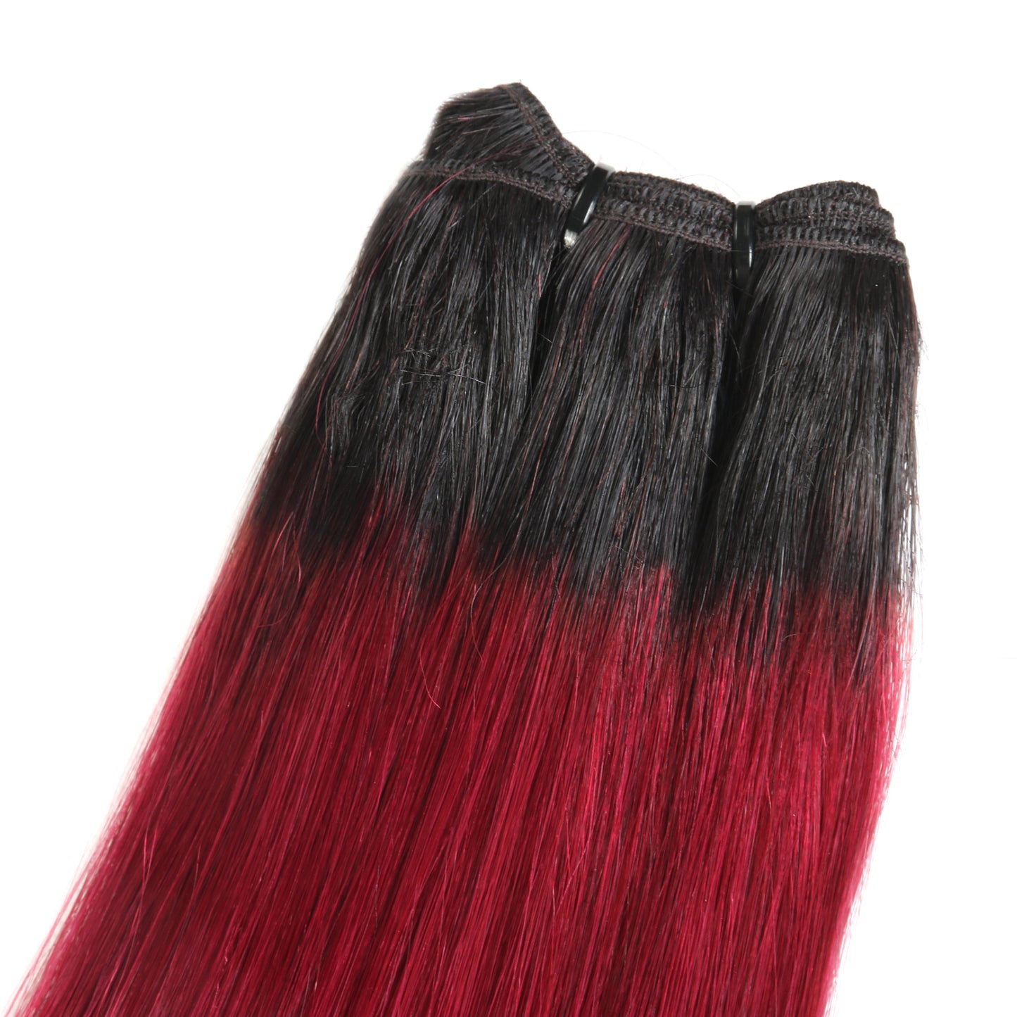 Center Wig Remy Hair 1b99j Straight Bundles Brazilian weaving