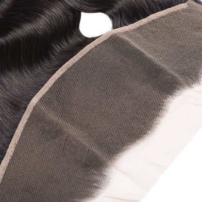 Center Wig Remy Hair 13x4 Body Wave Frontal