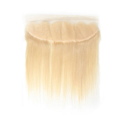 Center Wig Remy Hair 13x4 Straight Frontal #613