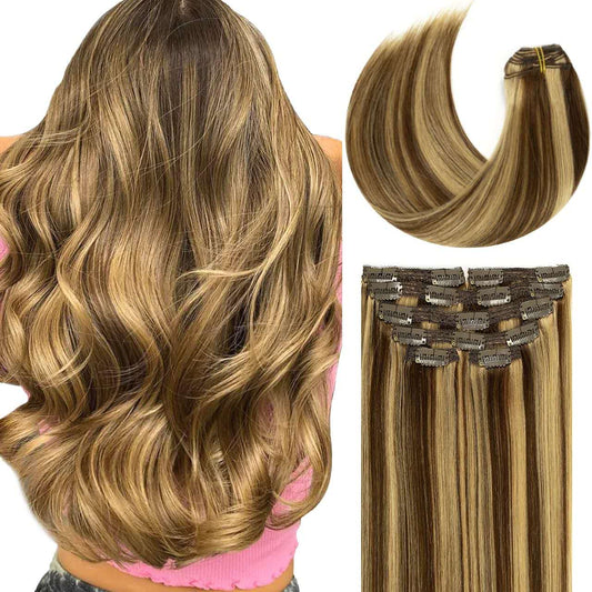 Center Wig Asian Raw Hair Straight Clip In Hair Extensions