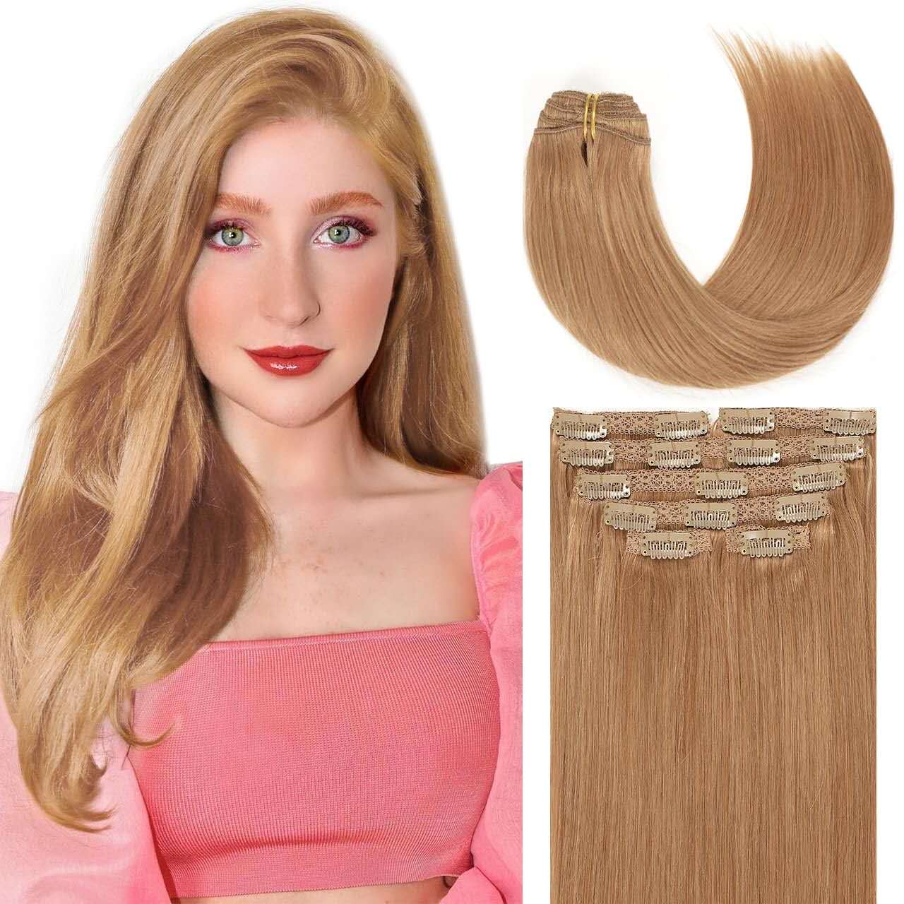 Center Wig Asian Raw Hair Straight Clip In Hair Extensions
