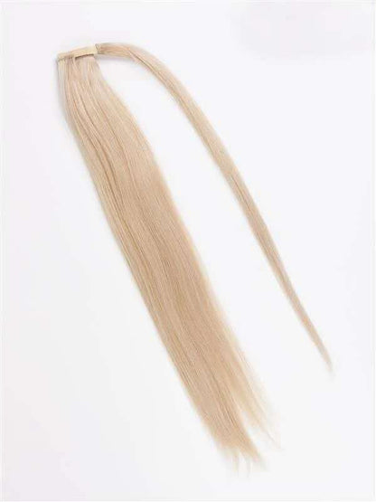 Center Wig Asian Raw Hair Straight Ponytail Hair Extensions