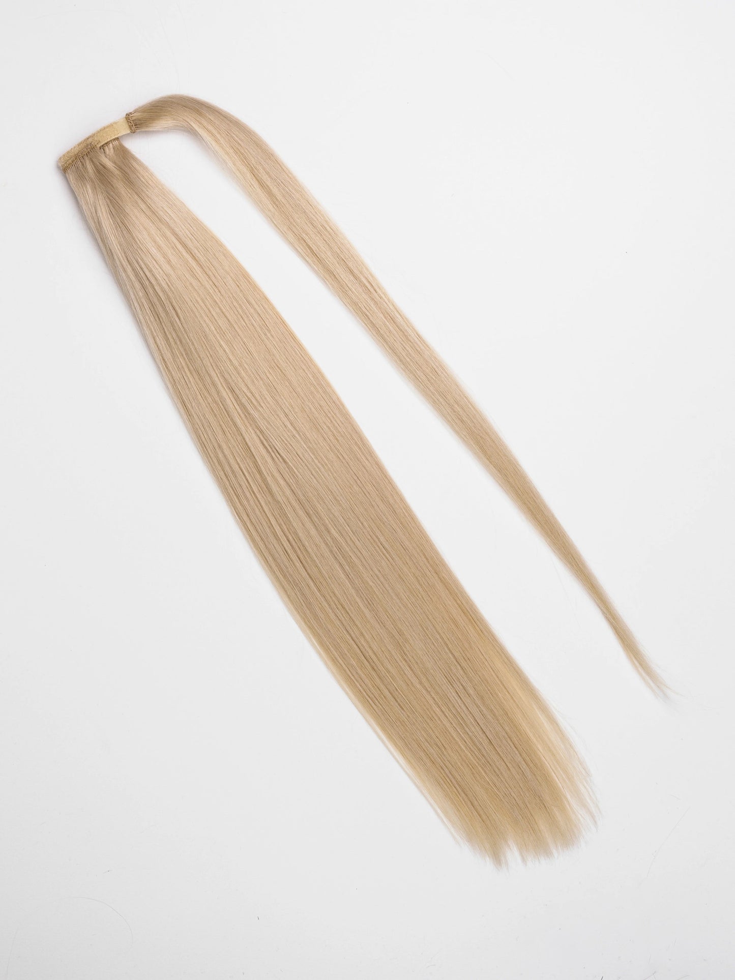 Center Wig Asian Raw Hair Straight Ponytail Hair Extensions