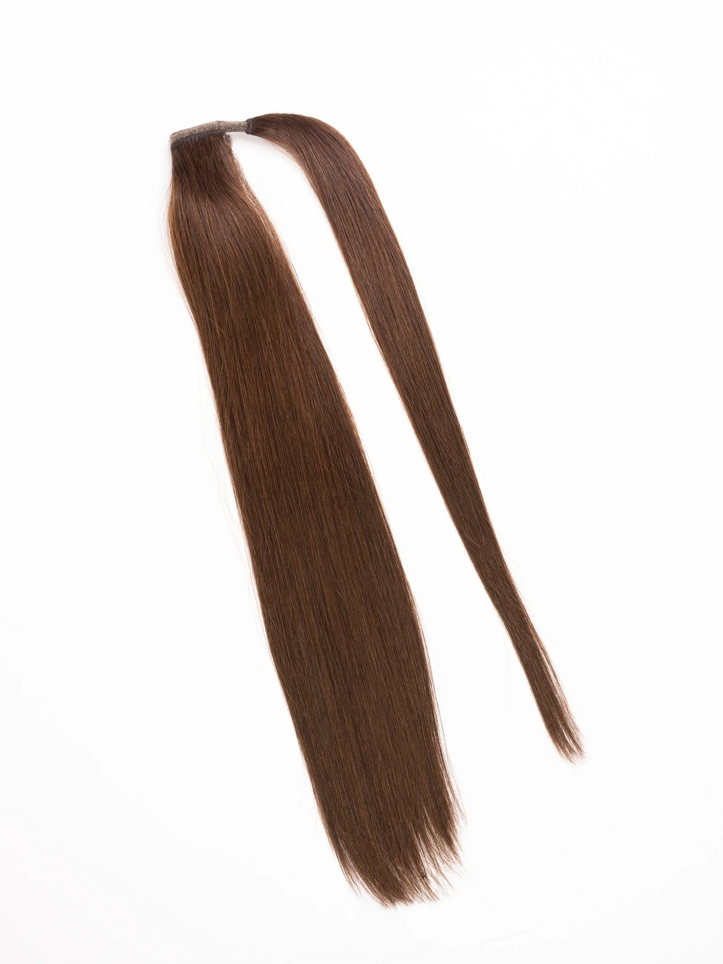 Center Wig Asian Raw Hair Straight Ponytail Hair Extensions