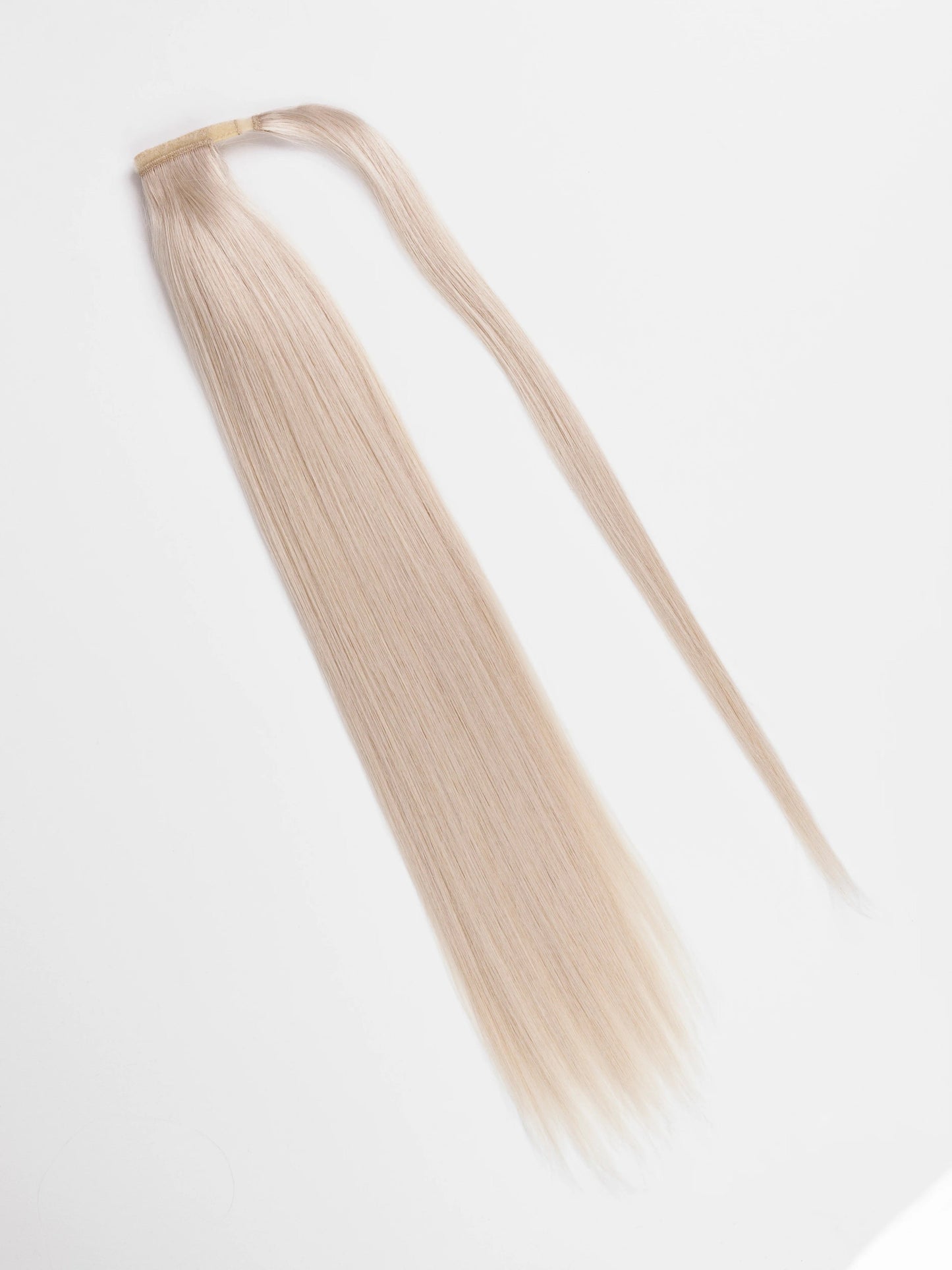 Center Wig Asian Raw Hair Straight Ponytail Hair Extensions