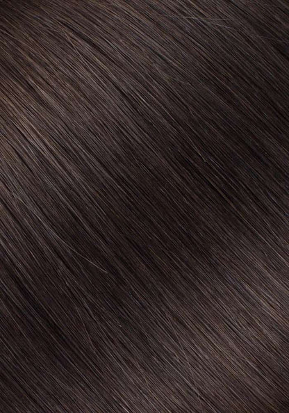 Center Wig Asian Raw Hair Straight Ponytail Hair Extensions