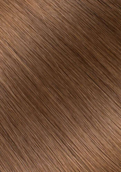 Center Wig Asian Raw Hair Straight Ponytail Hair Extensions