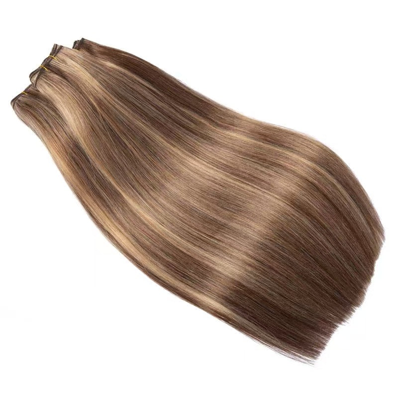 Center Wig Asian Raw Hair Straight Hair Extensions
