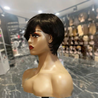 Center Wig Machine-Made #27 Wig Remy Hair H016