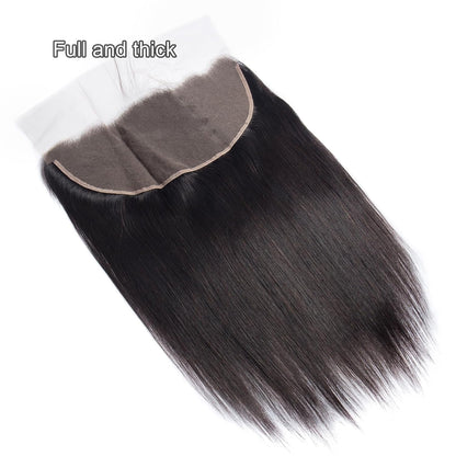 Center Wig Asian Raw Hair 13x6 Straight HD Frontal