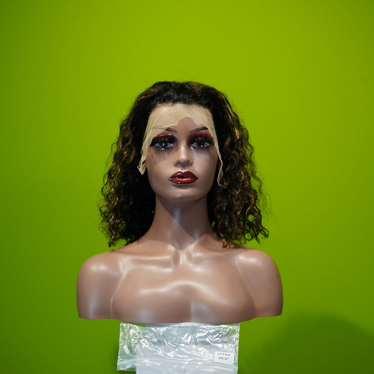 Center Wig 13x4 Promo Bob Wig Remy Hair 12 Inch