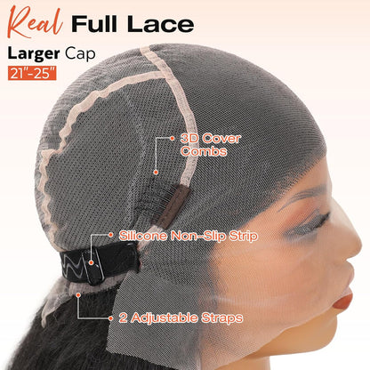 Center Wig Straight Full Lace Wigs Remy Hair