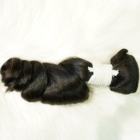 Center Wig Remy Hair Black Loose Wave Bundles Brazilian weaving